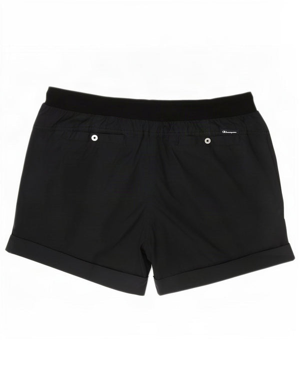 Champion Damen Badeshorts UK 16 Large Schwarz Baumwolle