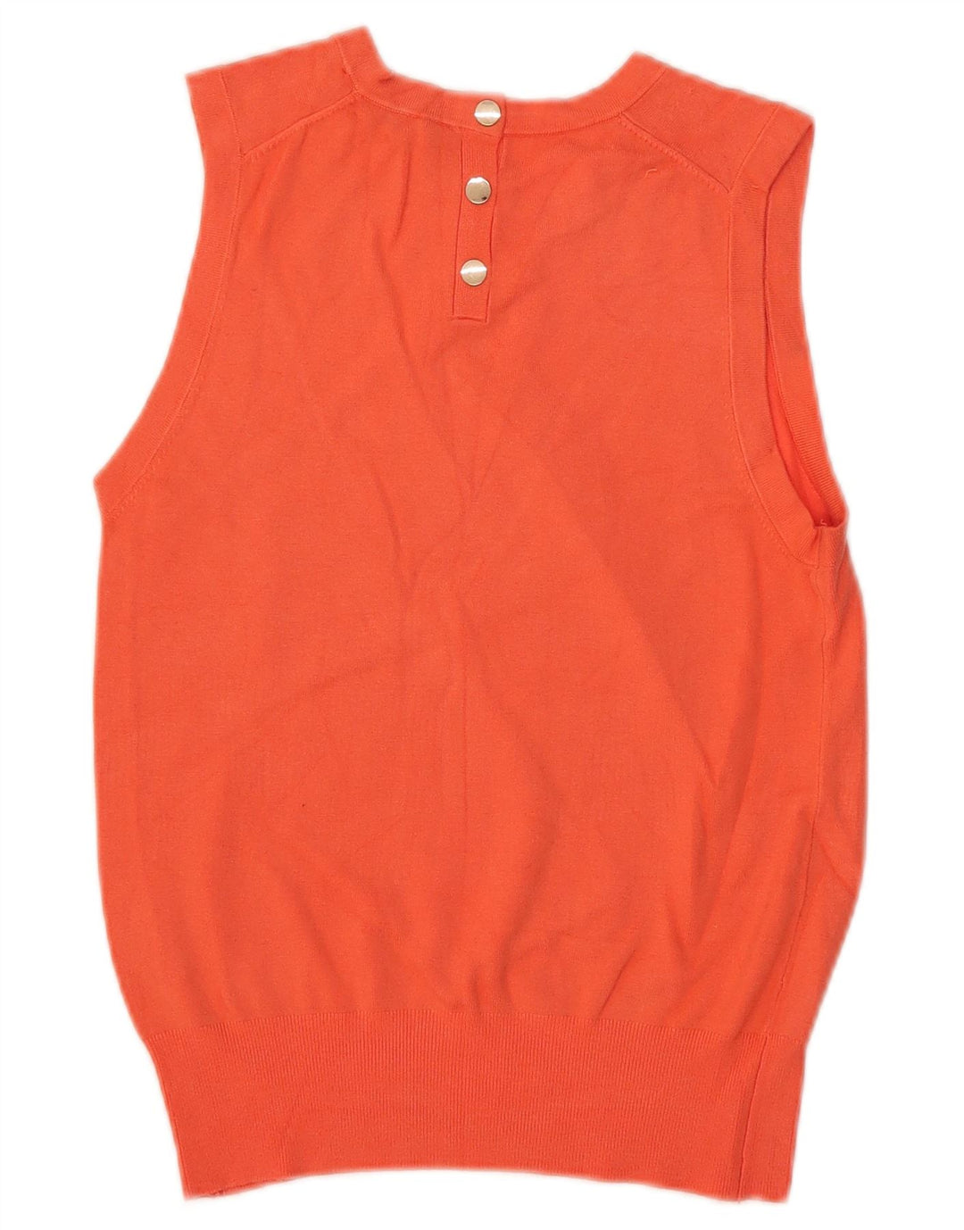 Zara Damen Weste Tank Top UK 10 Small Orange