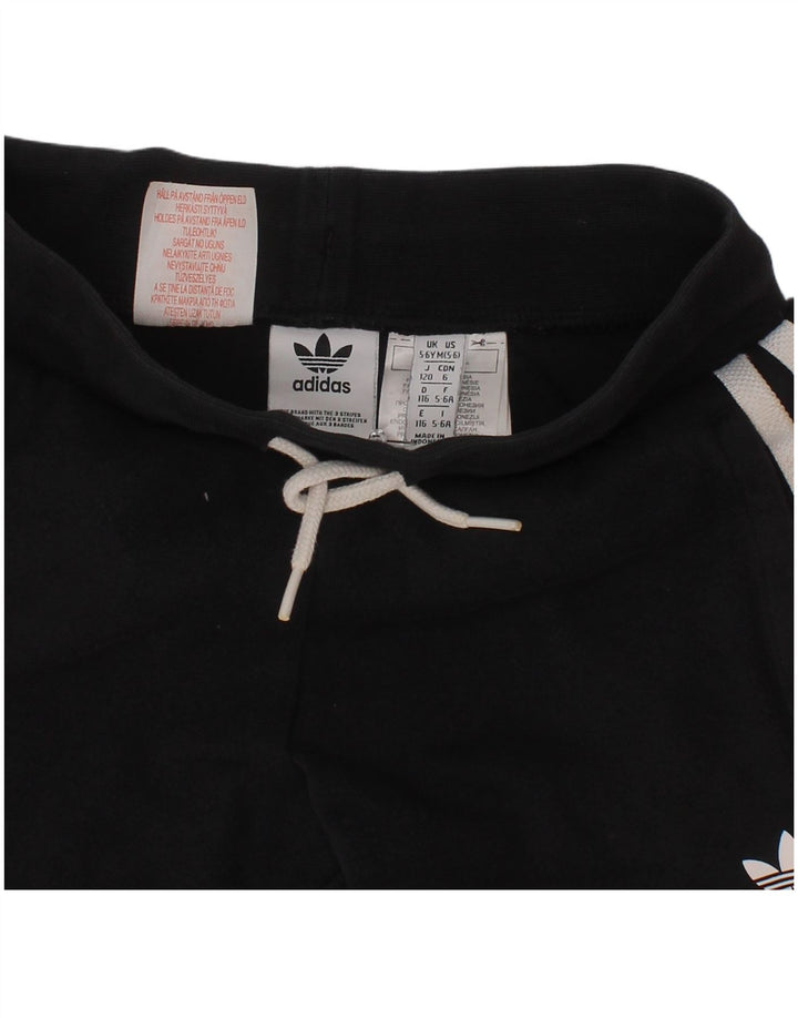 Adidas Sportshorts für Jungen, 5–6 Jahre, mittelgroß, schwarze Baumwolle