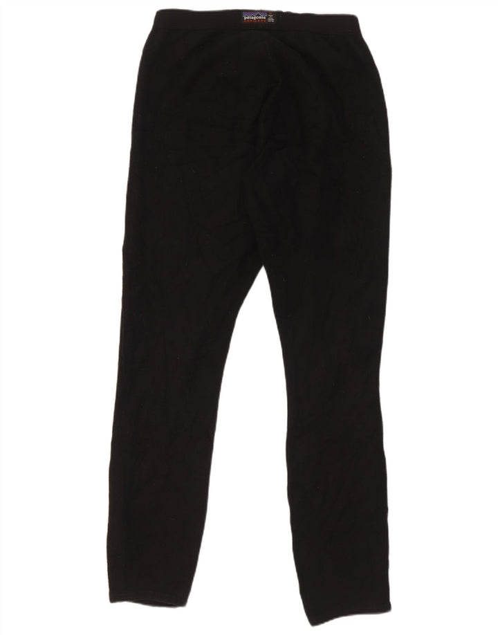 Patagonia Damen Leggings UK 14 Medium Schwarz Polyester