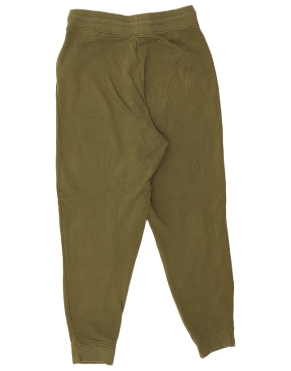 Marks & Spencer Damen-Trainingshose, Jogginghose, UK 10, Größe S, Khaki, Baumwolle