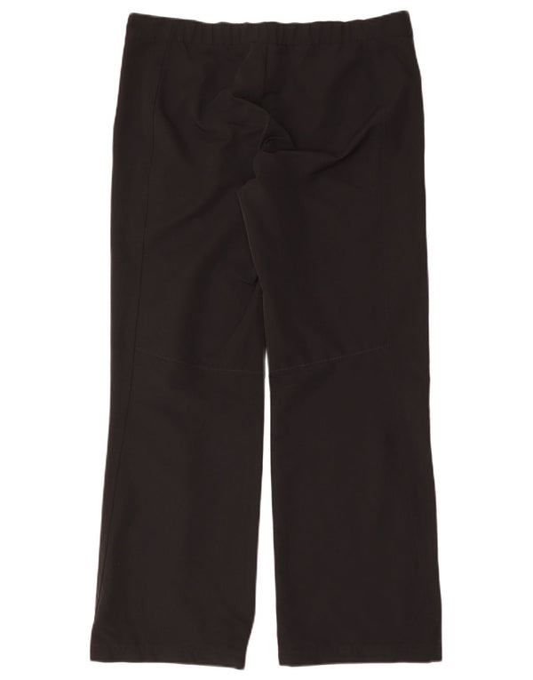 Adidas Damen Freizeithose mit weitem Bein, UK 14, Größe L W34 L31, Schwarz, Polyester