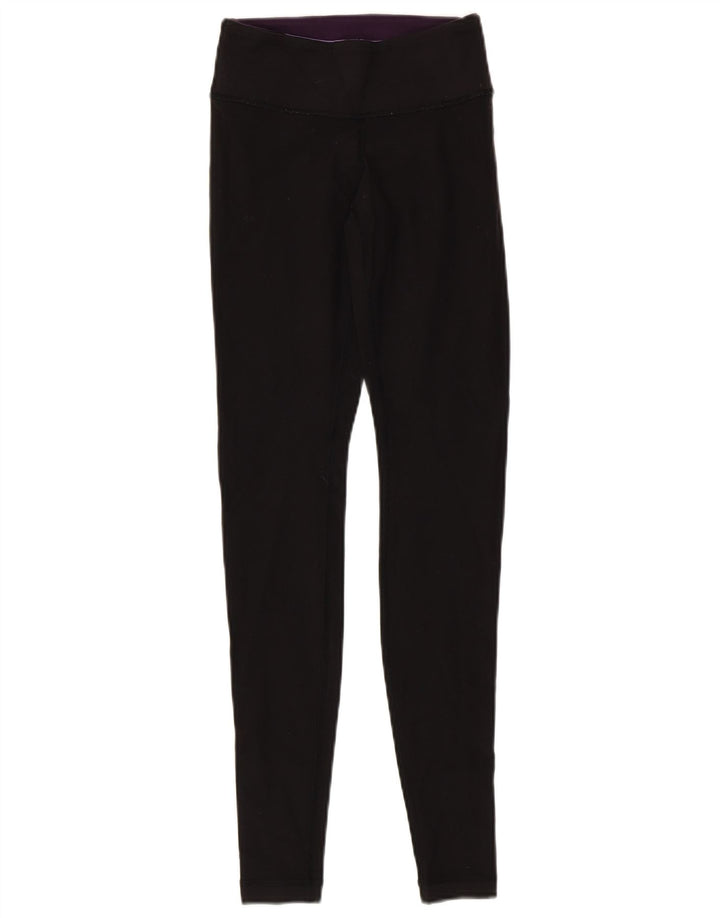 Lululemon Damen Leggings US 2 XS Schwarz Synthetik