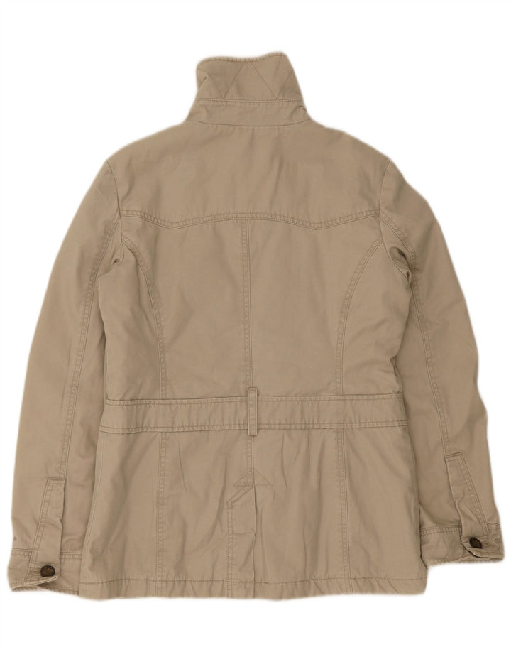Lee Womens Utility Jacke UK 14 Mittelbeige Baumwolle