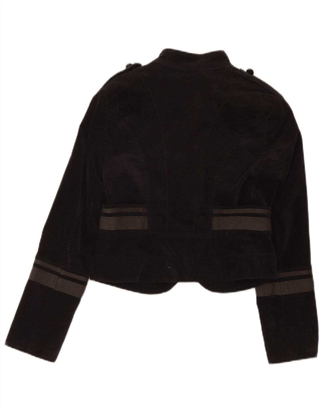 Zara Bolero-Jacke für Damen, Größe S, Größe S, Schwarz, Colourblock-Baumwolle