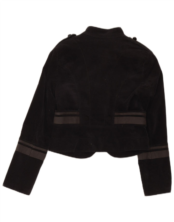 Zara Bolero-Jacke für Damen, Größe S, Größe S, Schwarz, Colourblock-Baumwolle