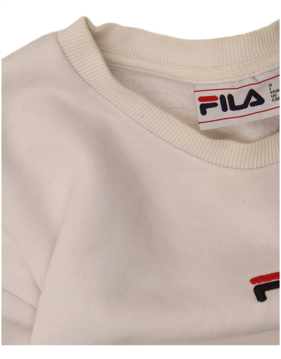 FILA Herren-Sweatshirt mit Grafik, klein, graue Farbblock-Baumwolle