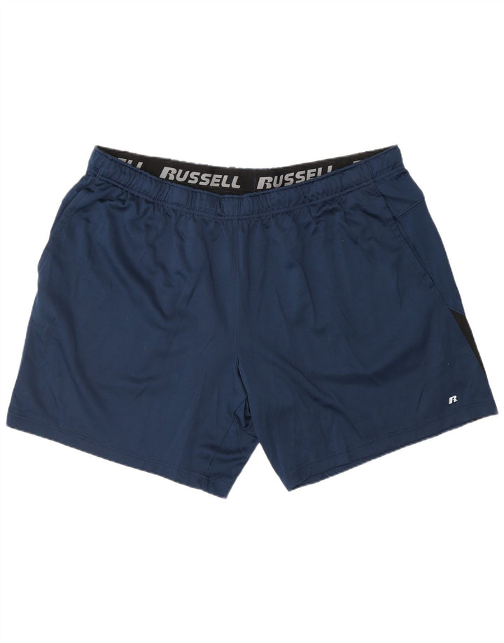 Russell Athletic Herren Sportshorts 2XL Marineblau Polyester