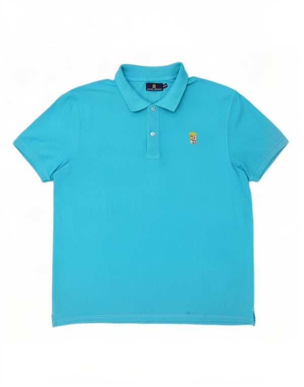 Marina Militare Herren Poloshirt 3XL Blau Baumwolle