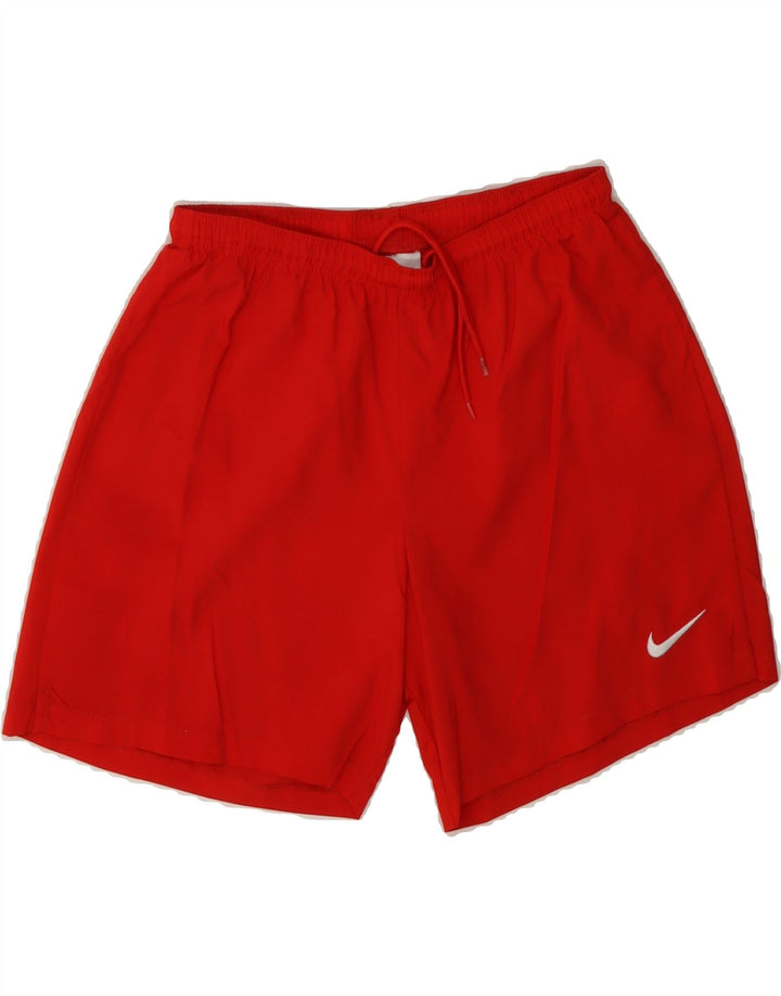 NIKE Womens Sport Shorts UK 14 Medium  Red Polyester Vintage Nike and Second-Hand Nike from Messina Hembry 