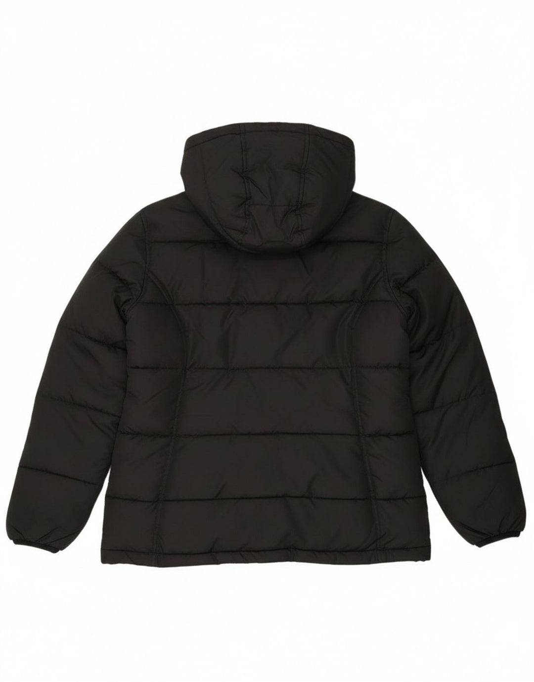 Reebok Damen Graphic Hooded Wattierte Jacke UK 10 Small Schwarz