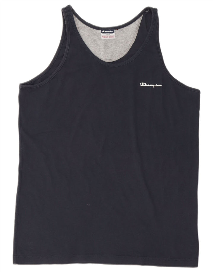 Champion Herren-Weste-Top, groß, Marineblau