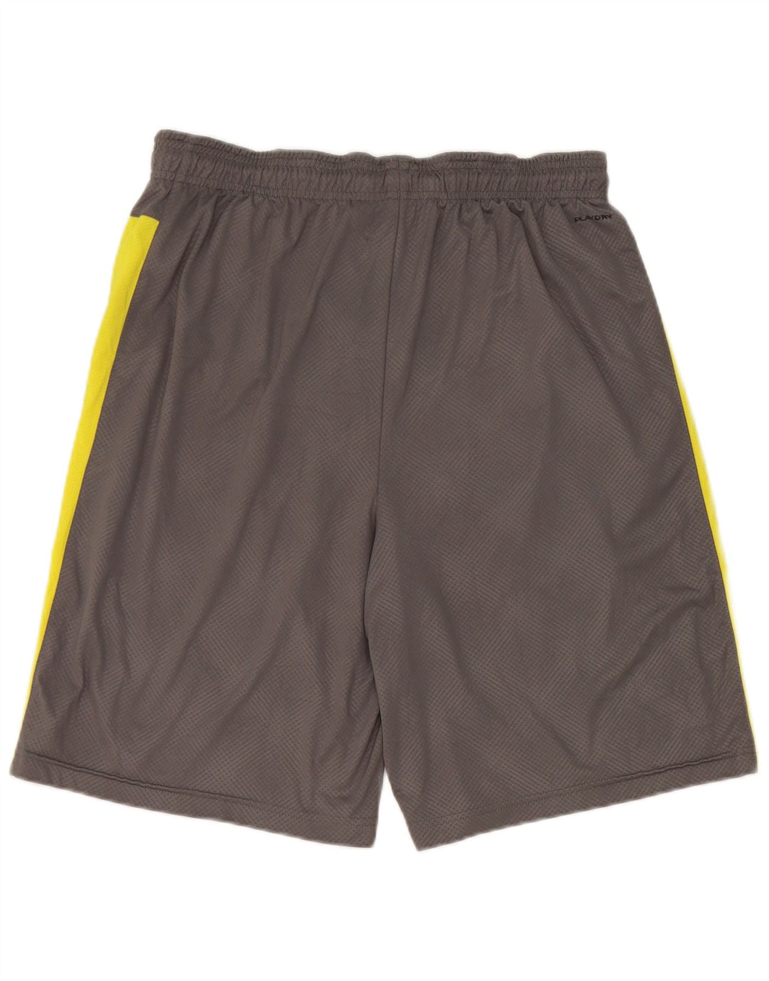Reebok Herren-Sportshorts aus mittelgrauem Colourblock-Polyester