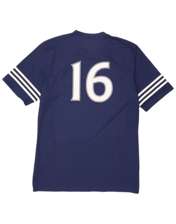 Adidas Herren Marciana FC Grafik T-Shirt Top Large Marineblau Polyester