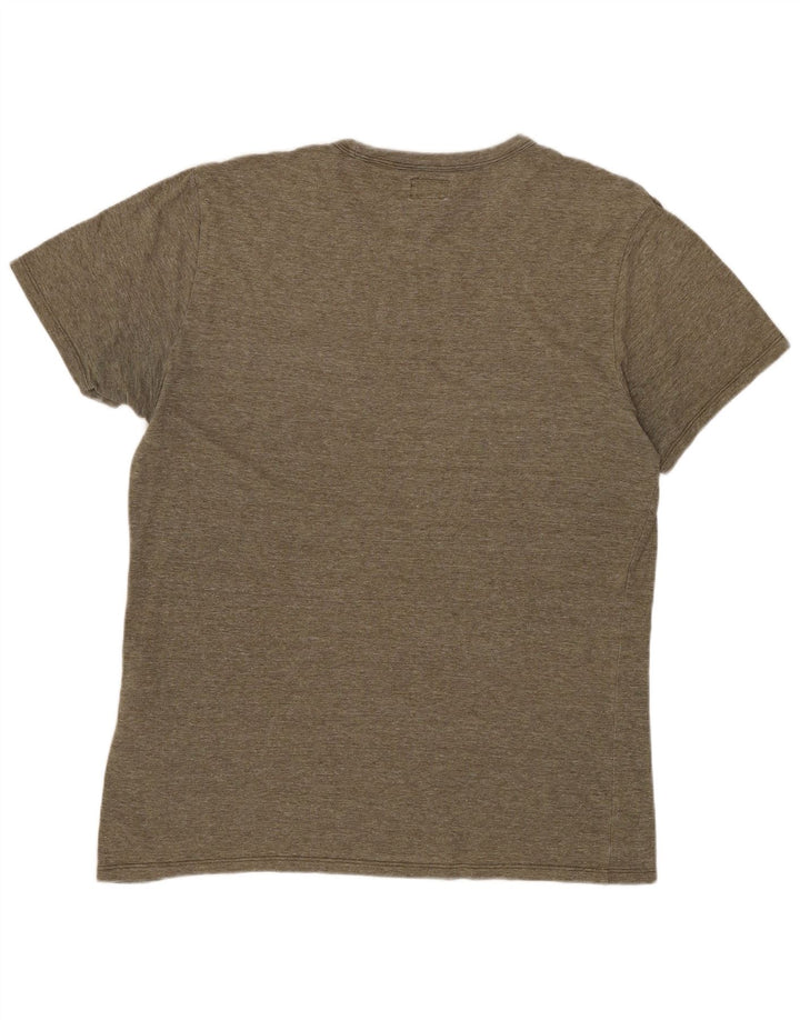 LEVI'S Herren-T-Shirt-Oberteil, klein, Khaki, gesprenkelte Baumwolle