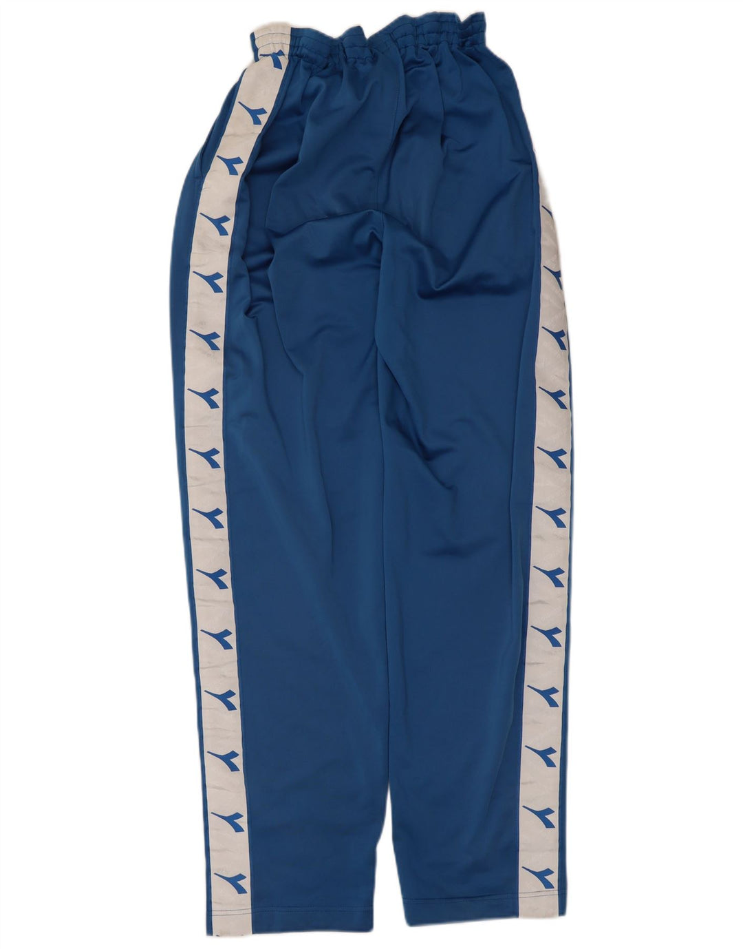 Diadora Herren-Trainingshose mit Grafik, XL, blaues Farbblock-Polyester