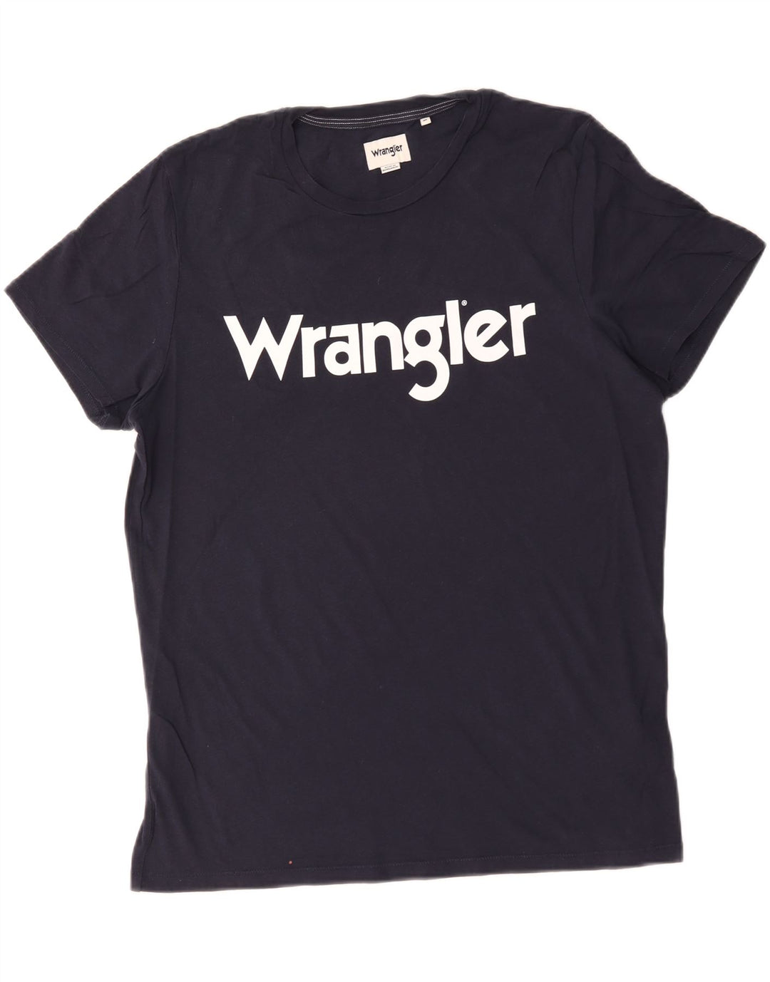 Wrangler Herren-T-Shirt mit Grafik, mittlere marineblaue Baumwolle