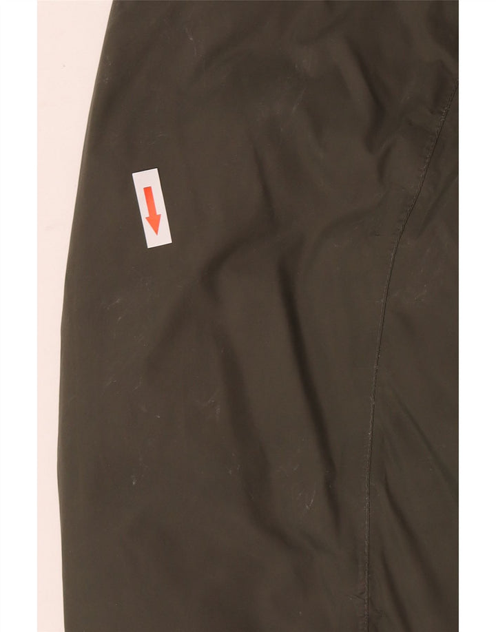 K-Way Herren Kapuzenjacke, wendbar, wattiert, UK 38, mittelgrün, Polyamid