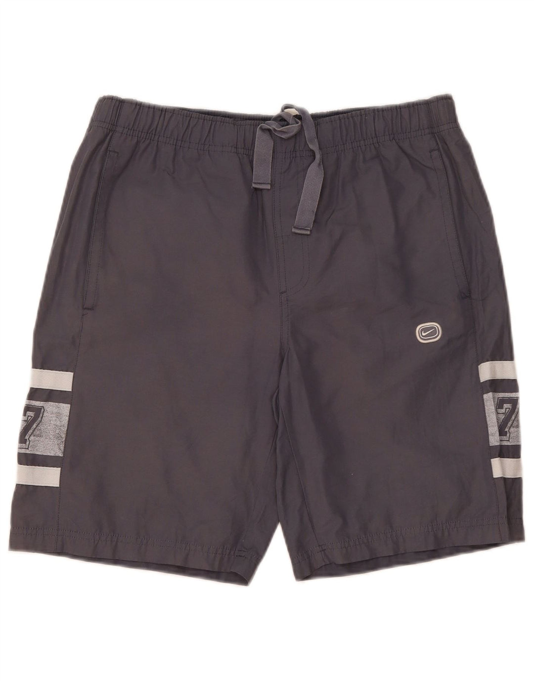 Nike Herren-Sportshorts mit Grafik, Größe S, graue Baumwolle