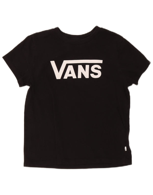 Vans Grafik-T-Shirt für Damen, UK 16, Größe L, Schwarz, Baumwolle