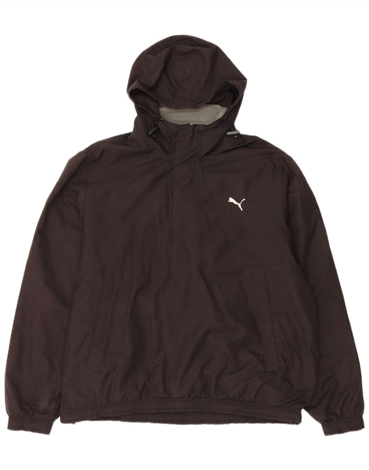 Puma Herren Kapuzenpullover Windjacke UK 42 XL Schwarz Polyester