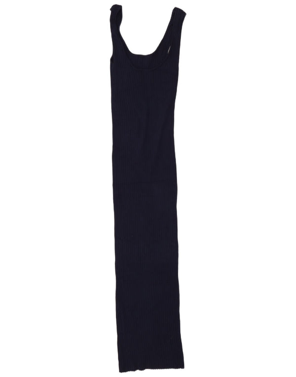 Ärmelloses Maxi-Pulloverkleid für Damen von Zara, Gr. 8, Marineblau