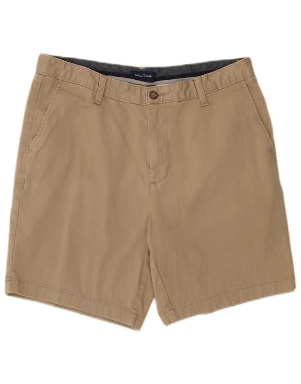 Nautica Herren Chinoshorts W34 Large Beige