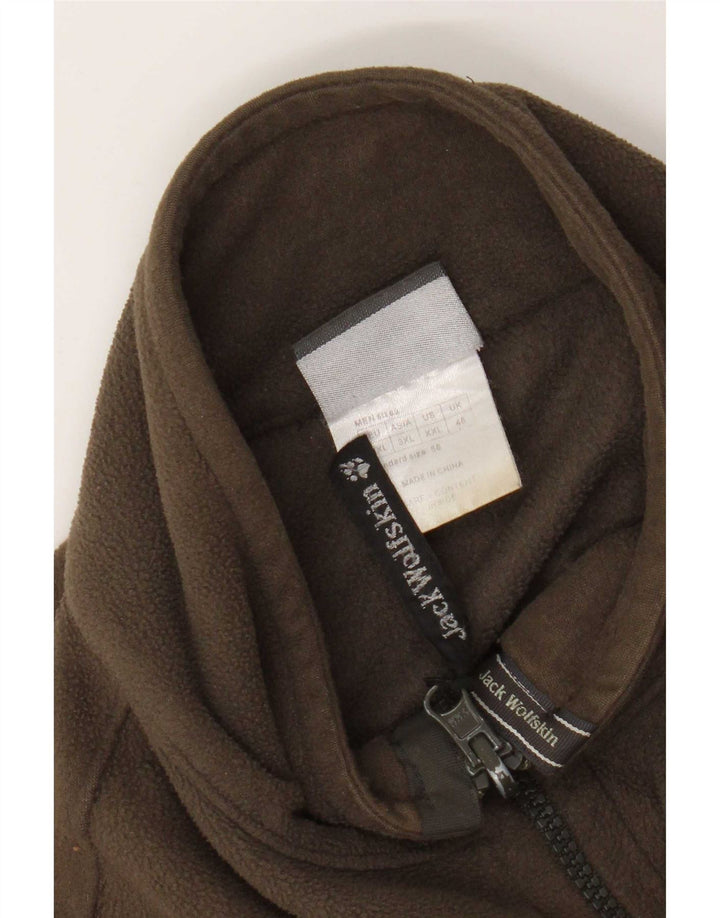 Jack Wolfskin Herren Liner Fleecejacke UK 48 2XL Khaki Polyester