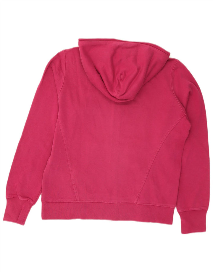 CHAMPION Damen Heritage Classics Zip Hoodie Pullover UK 16 Large Pink