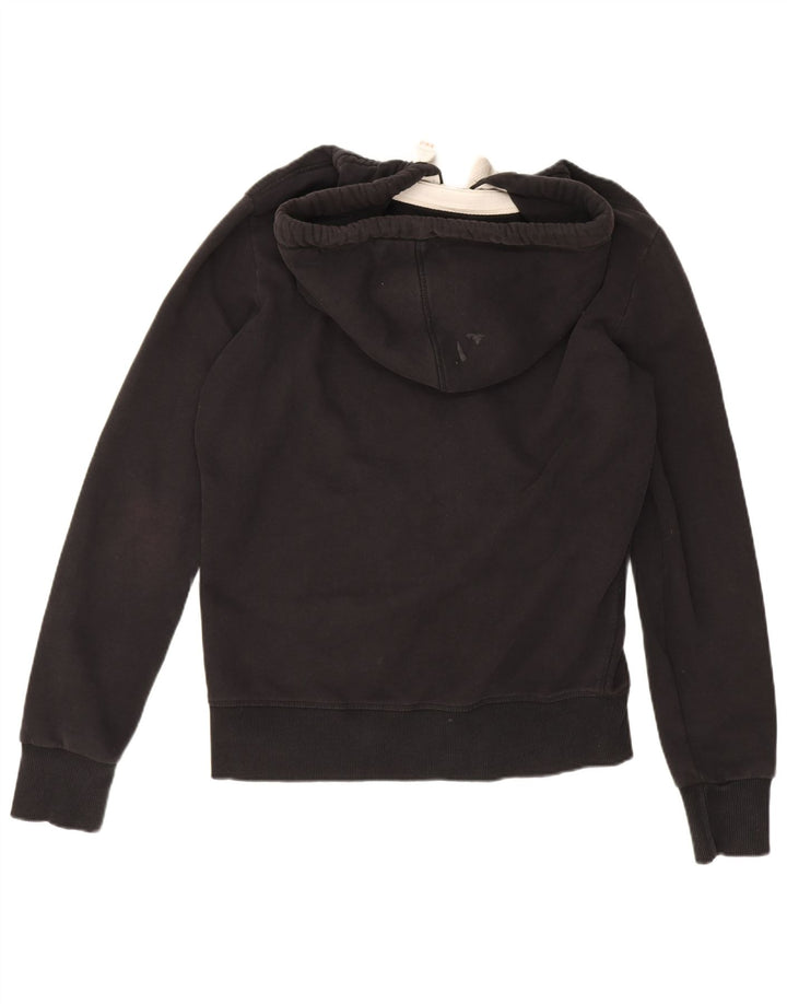 Superdry Herren-Kapuzenpullover mit Reißverschluss, mittelschwarz, Baumwolle