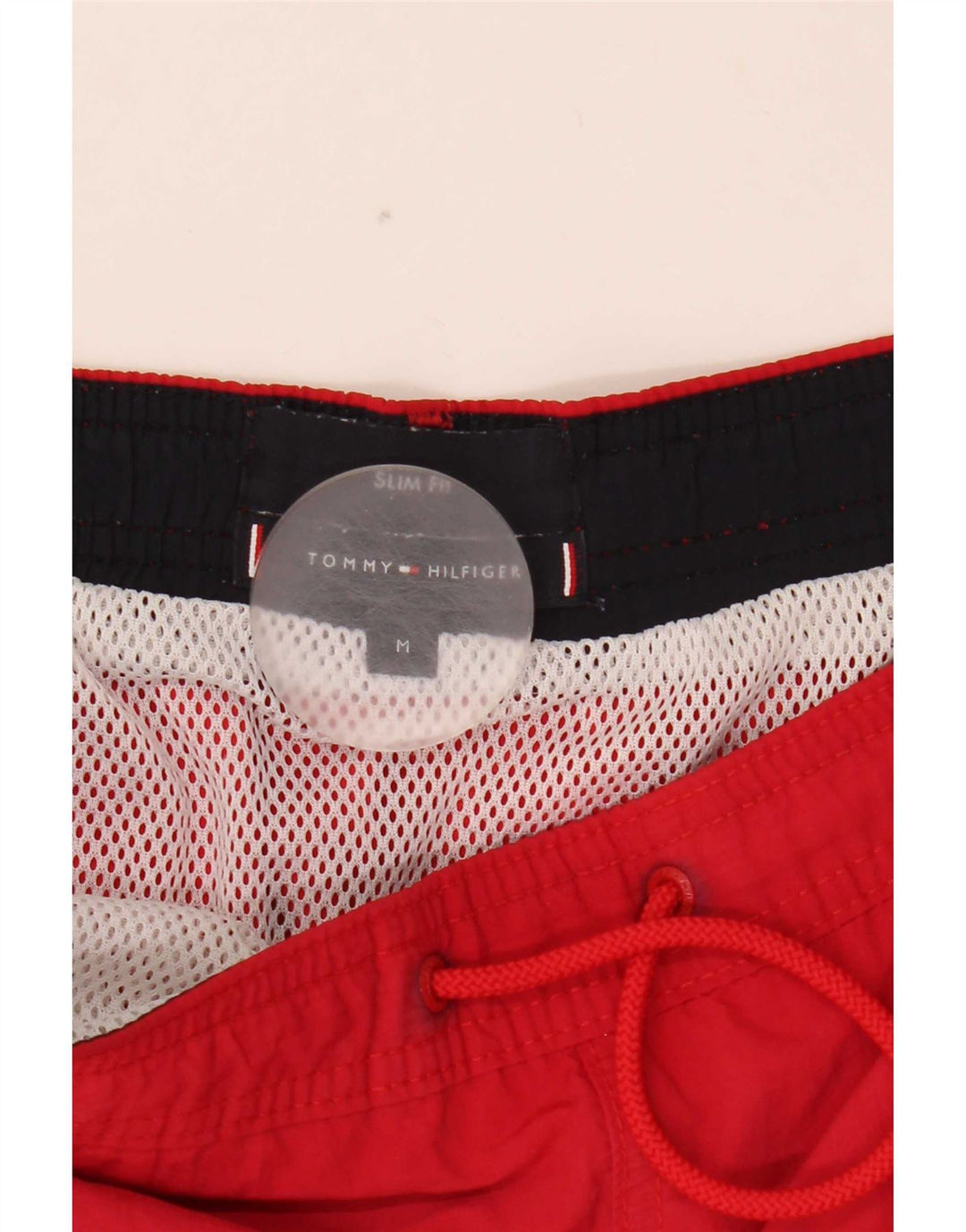 Tommy Hilfiger Herren Slim Fit Badeshorts Mittelrot