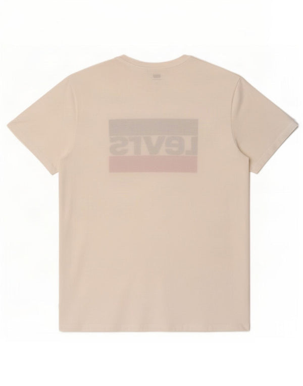 Levi's Herren-T-Shirt mit Grafik, XL, weiße Baumwolle
