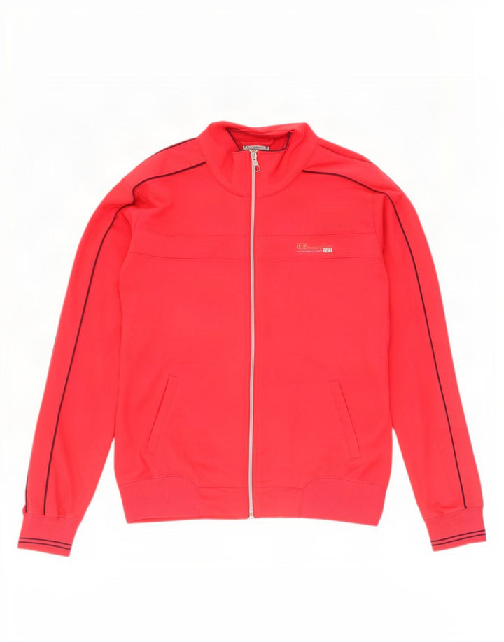 Champion Womens Heritage Fit Trainingsanzug-Oberjacke UK 16 Large Rot Polyester