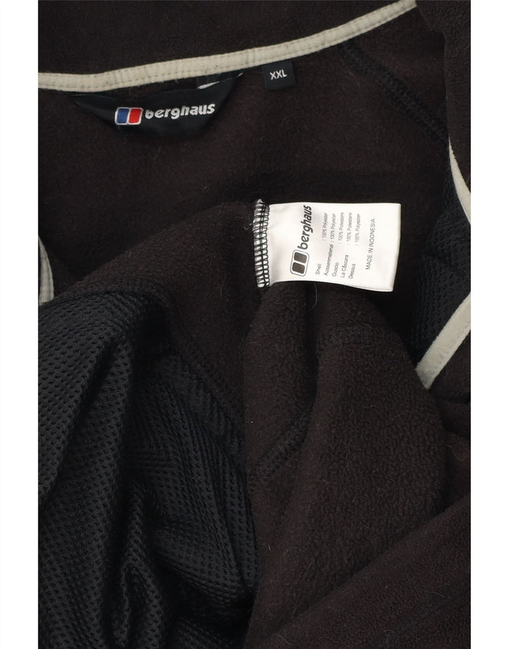 Berghaus Herren Fleecejacke UK 44 2XL Schwarz Polyester