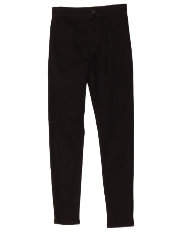 Topshop Damen Skinny Jeans W26 L26 Schwarze Baumwolle