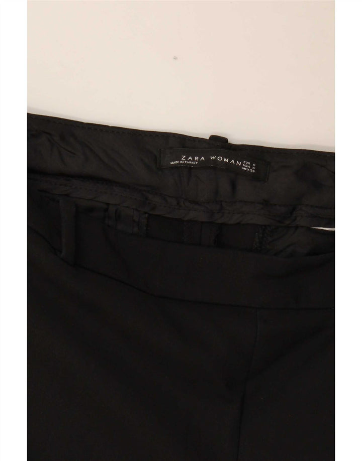 Schmale Freizeithose für Damen von Zara, Größe S, W27, L26, Schwarz