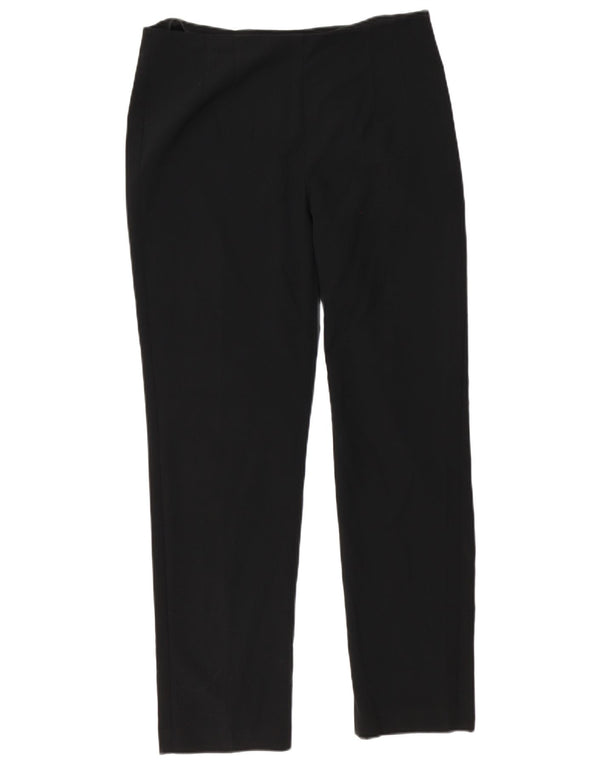 Marks & Spencer Damen Tapered Freizeithose UK 12 Medium W32 L30 Schwarz