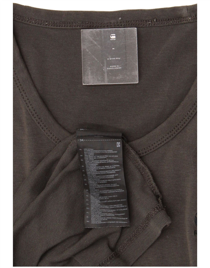 G-STAR Herren T-Shirt-Oberteil aus mittelgrauer Baumwolle