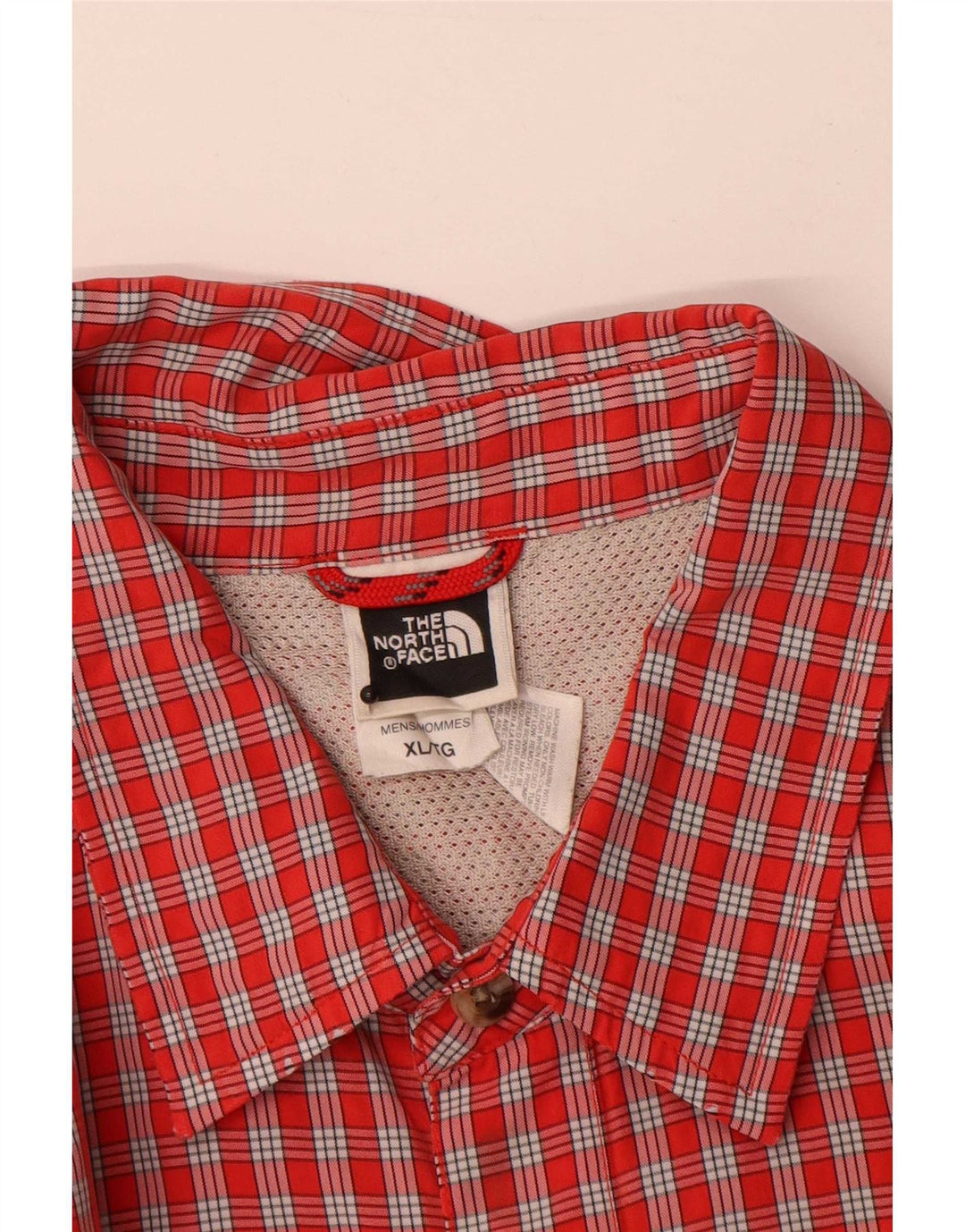 The North Face Herren Kurzarmhemd XL Red Check Modal