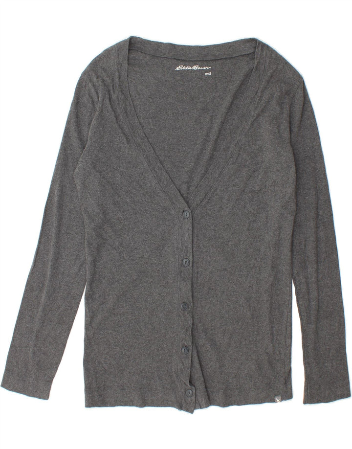 EDDIE BAUER Womens Cardigan Sweater UK 14 Medium Grey Vintage Eddie Bauer and Second-Hand Eddie Bauer from Messina Hembry 