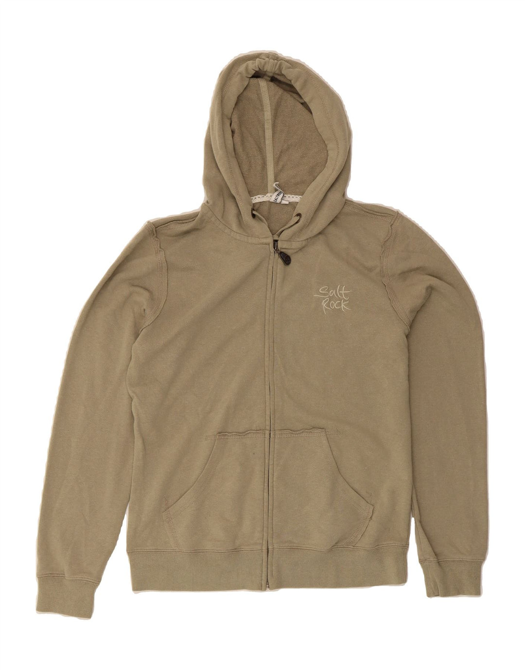 SALTROCK Womens Zip Hoodie Sweater UK 10 Small Grey Vintage Saltrock and Second-Hand Saltrock from Messina Hembry 