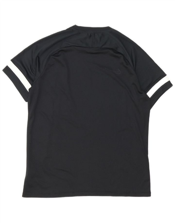 Nike Herren Dri Fit T-Shirt Top XL Schwarz Colourblock Polyester