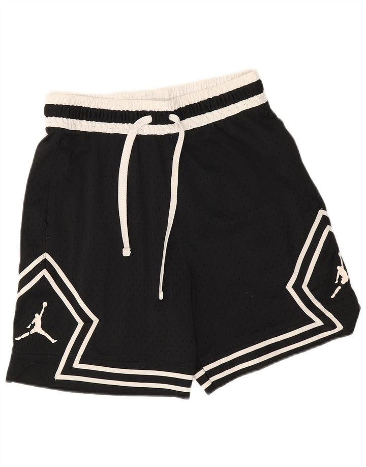 Jordan Herren-Sportshorts mit Dri-Fit-Grafik, Größe S, Schwarz, Farbblock-Polyester