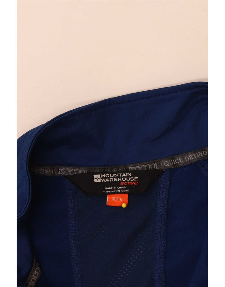 Mountain Warehouse Herren-Trainingsanzug-Oberteil, Jacke, XL, Marineblau, Polyester