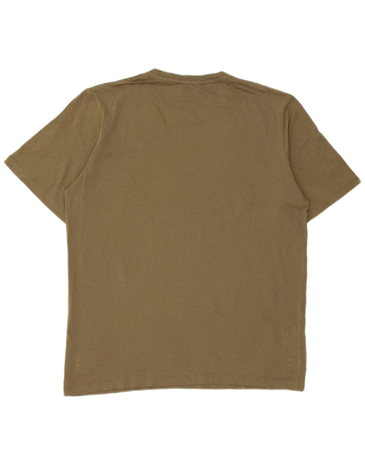 Jack & Jones Herren T-Shirt Top Large Khaki Baumwolle