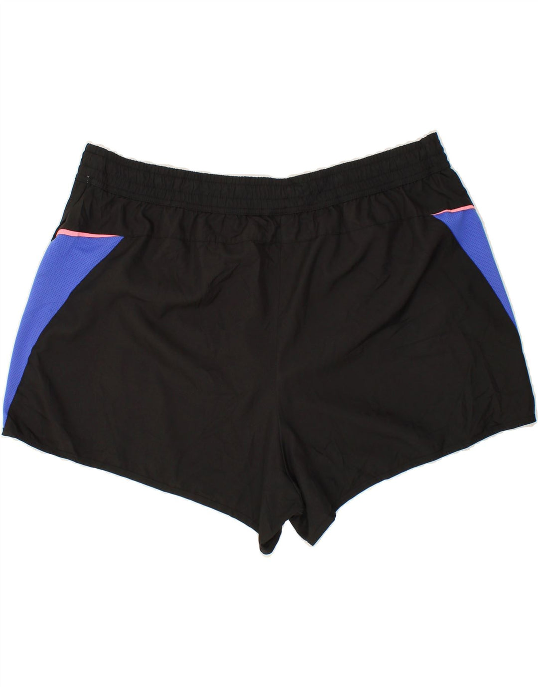 FILA Womens Sport Shorts UK 20 2XL Black Colourblock Polyester Vintage Fila and Second-Hand Fila from Messina Hembry 