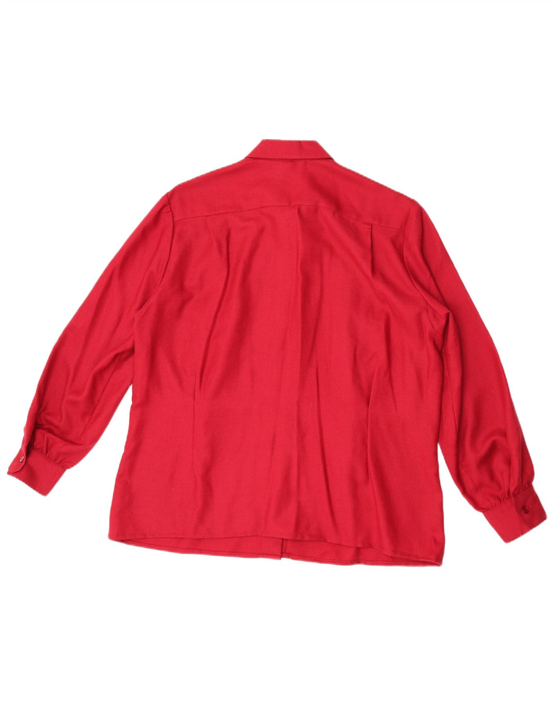 Mila Schon Damen Hemdbluse IT 48 XL Rote Wolle