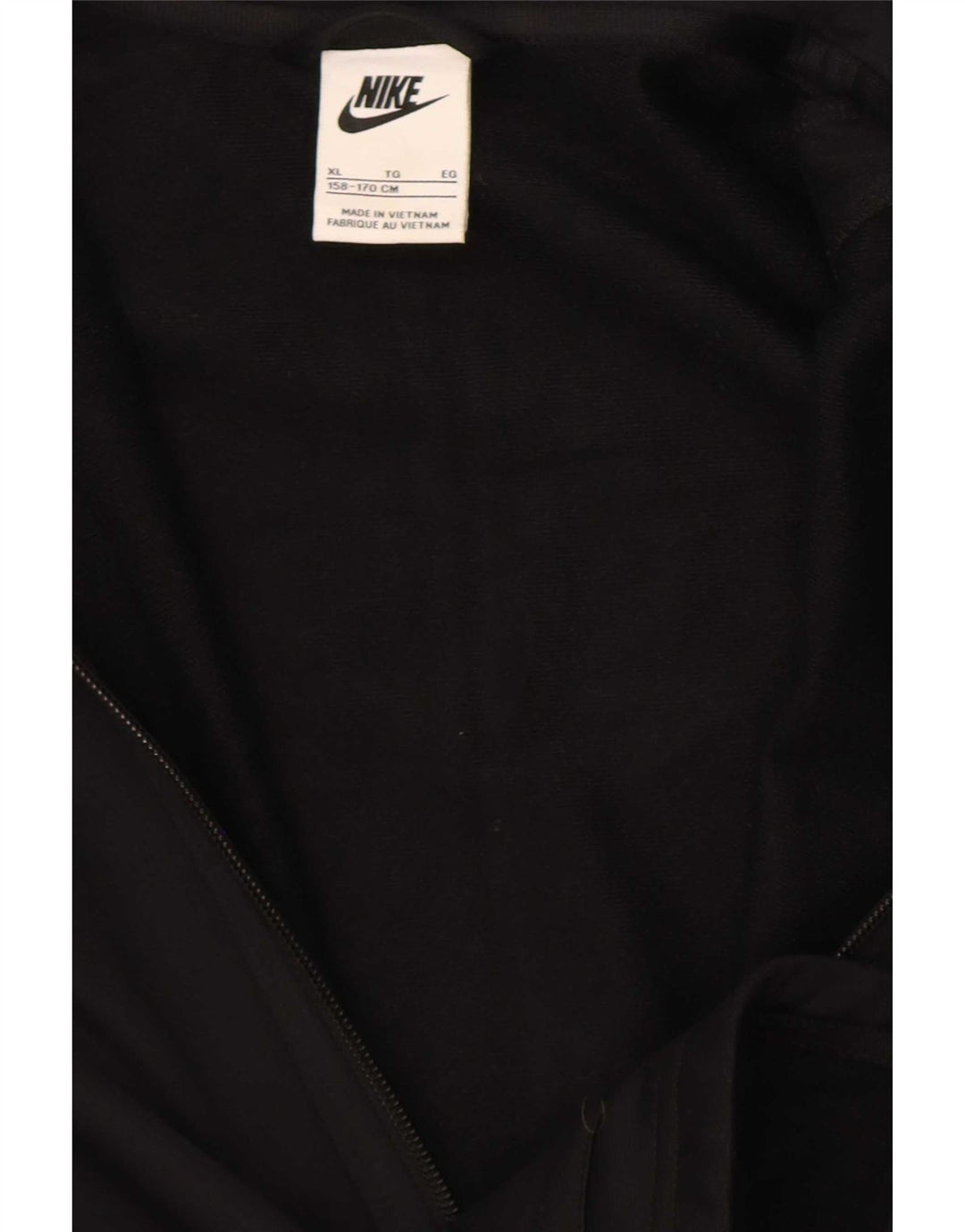 Nike Jungen-Trainingsanzug-Top-Jacke, 13–14 Jahre, XL, Schwarz