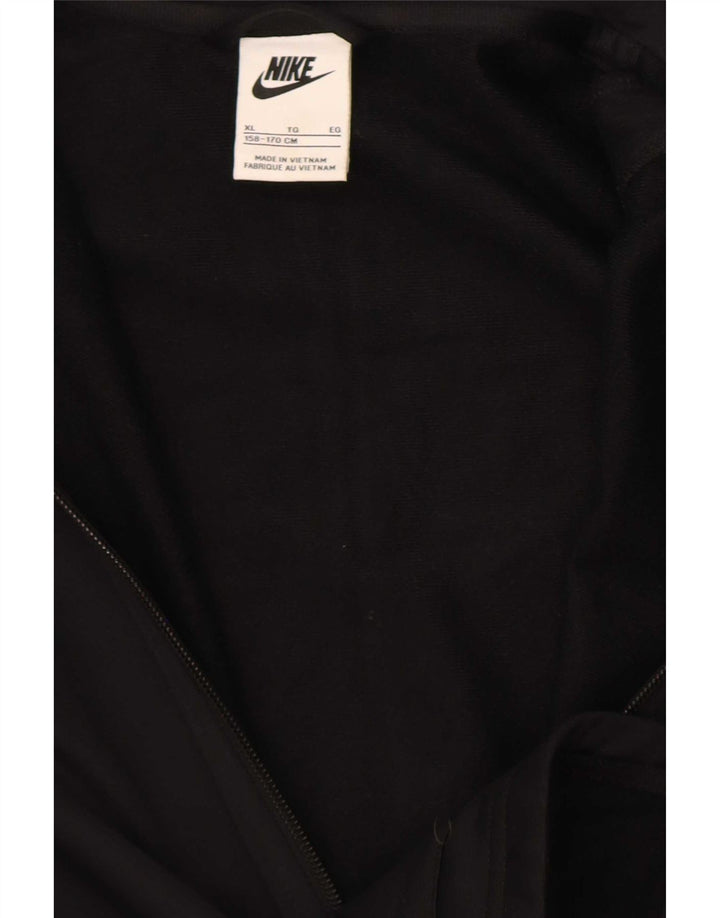Nike Jungen-Trainingsanzug-Top-Jacke, 13–14 Jahre, XL, Schwarz