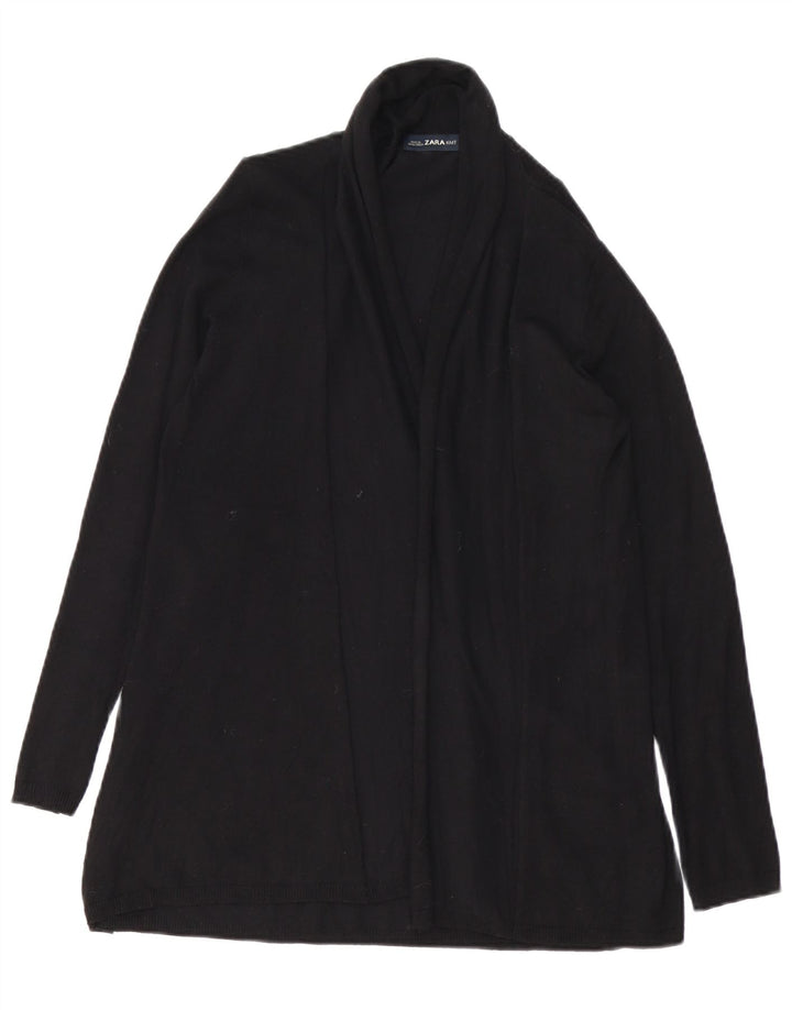 Offener Cardigan für Damen von Zara, Gr. 12, mittelschwarz